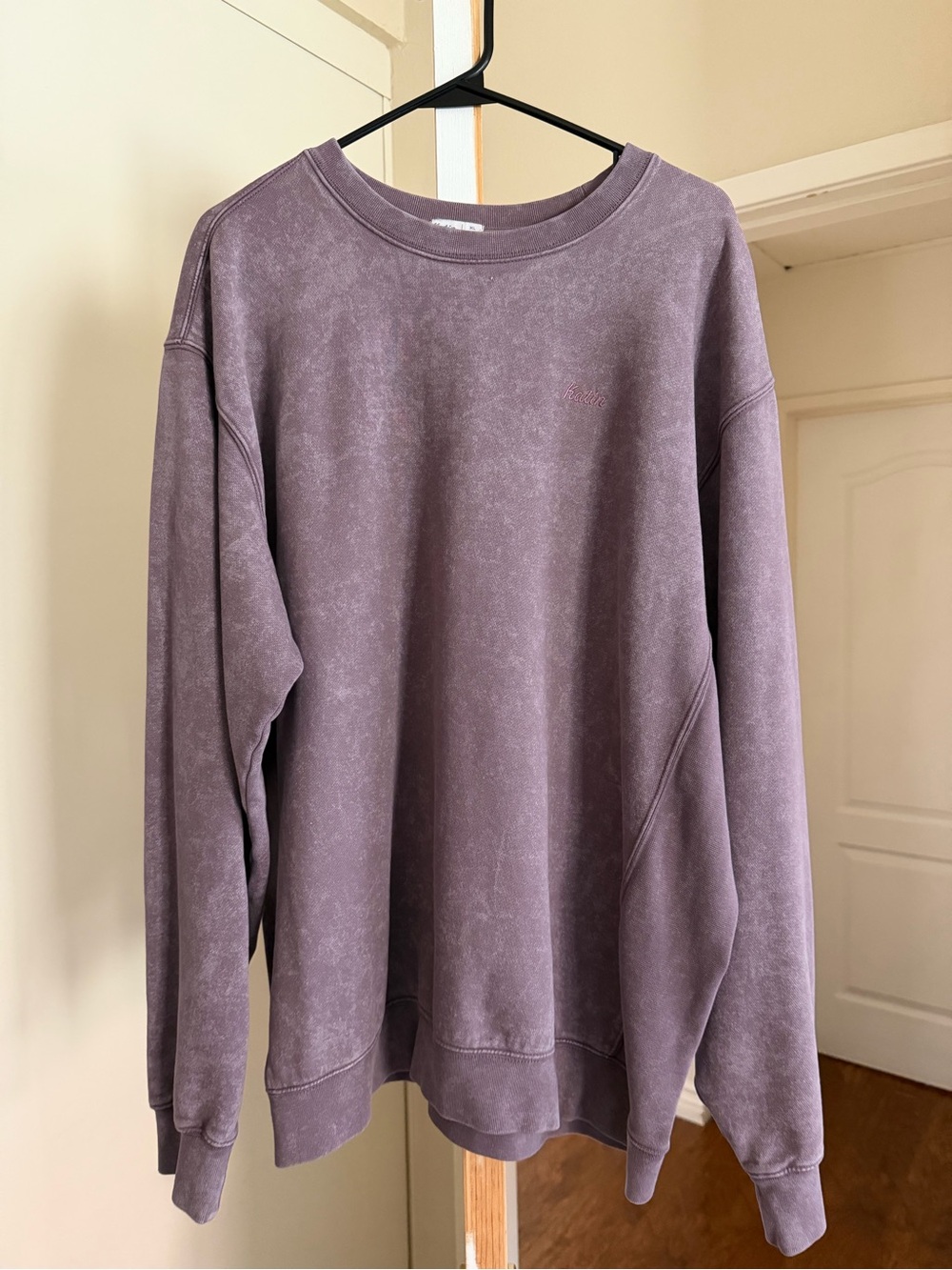 Katin Men's Washed Purple Crewneck Sweatshirt